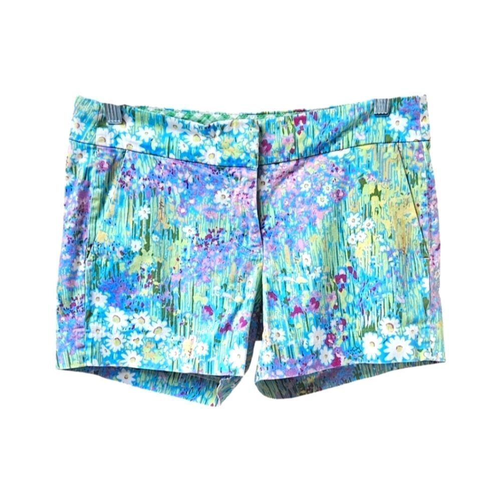 TOMMY HILFIGER Women's Multi- Color floral Shortie Shorts Size 2